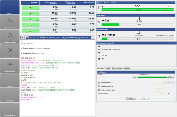 Pilotage machine screenshot